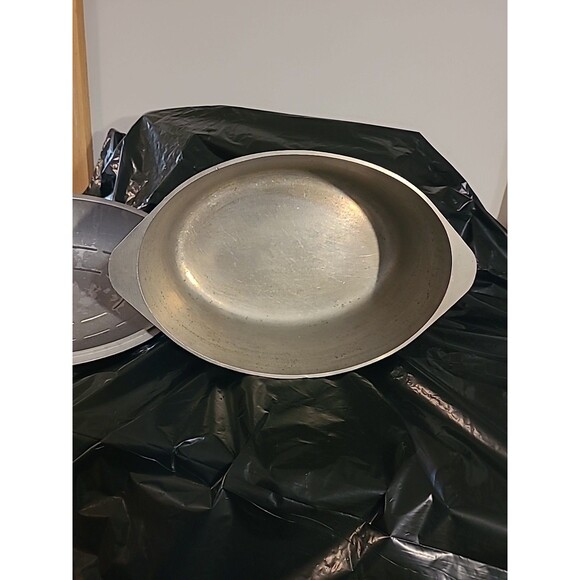 Vintage Club Aluminum Hammercraft Cookware 6 Qt Oval Roaster Dutch Oven - Picture 5 of 12